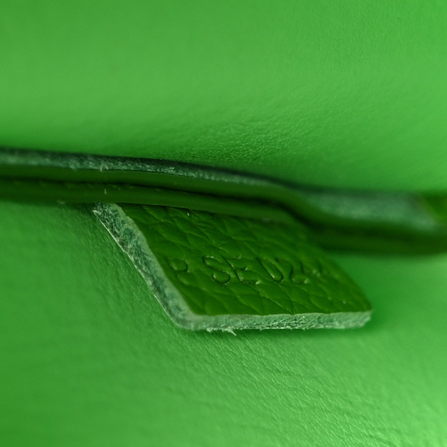 Grained Calfskin Mini The Tote Bag Kiwi