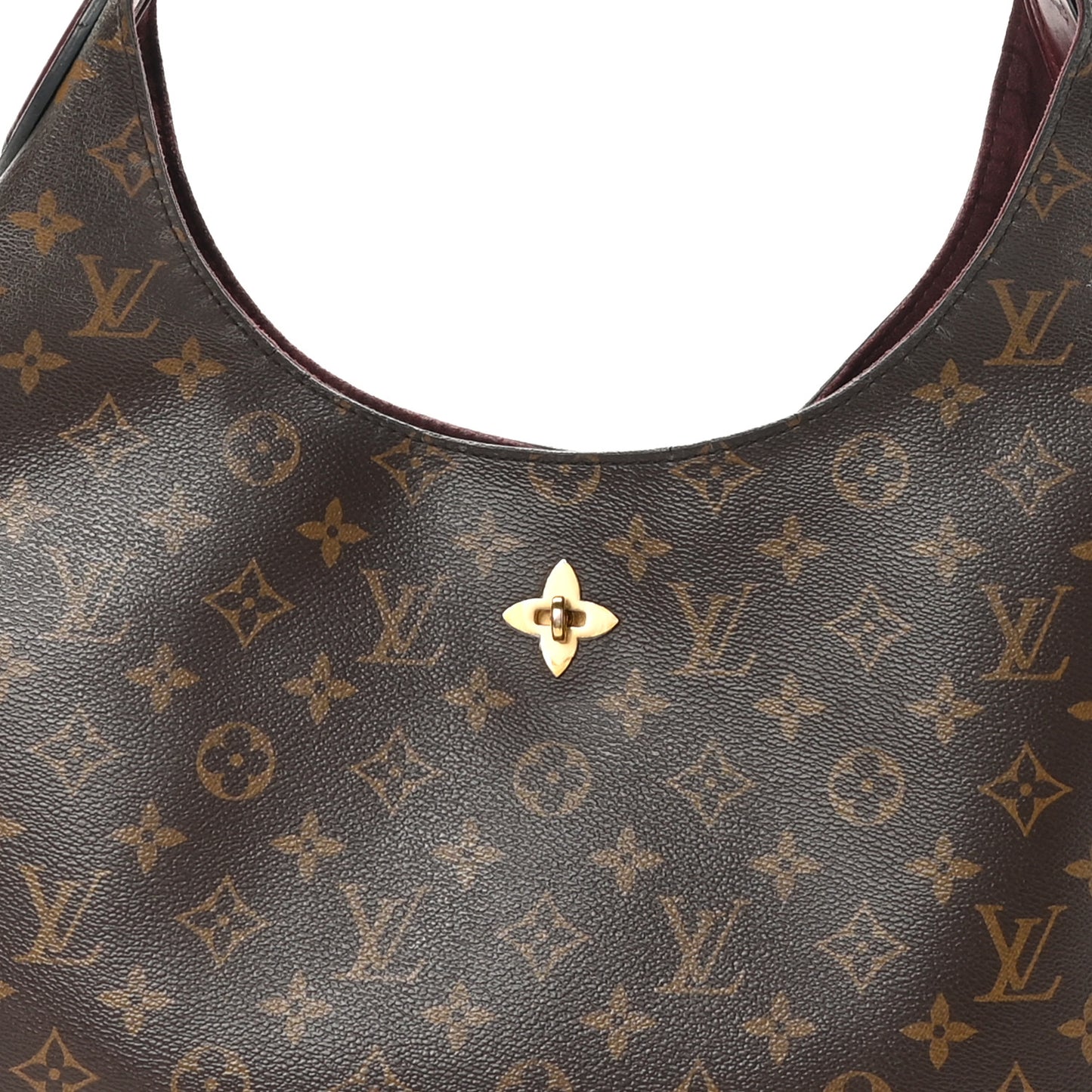 Monogram Flower Hobo Bordeaux