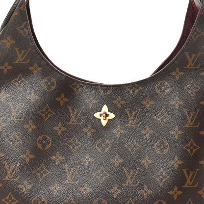 Louis Vuitton Monogram Flower Hobo Bordeaux 7 of 12