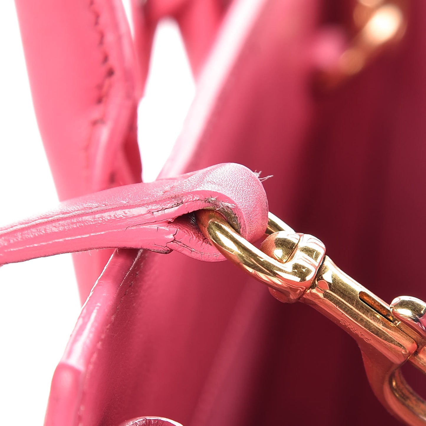 Calfskin Nano Sac De Jour Lipstick Fuchsia