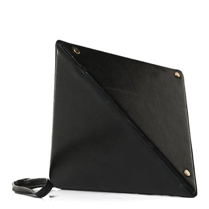 Saint Laurent Lambskin Pyramid Clutch Black 8 of 12