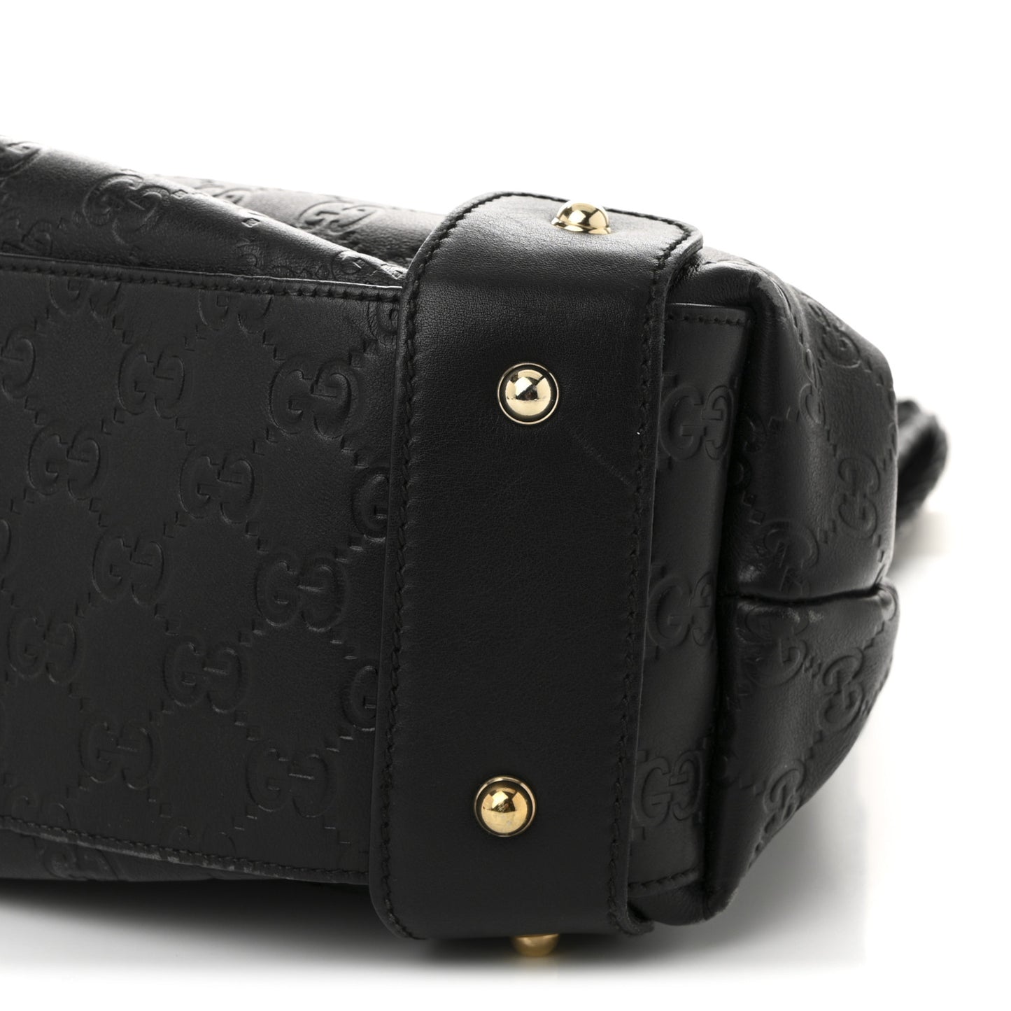 Guccissima Small Pelham Shoulder Bag Black