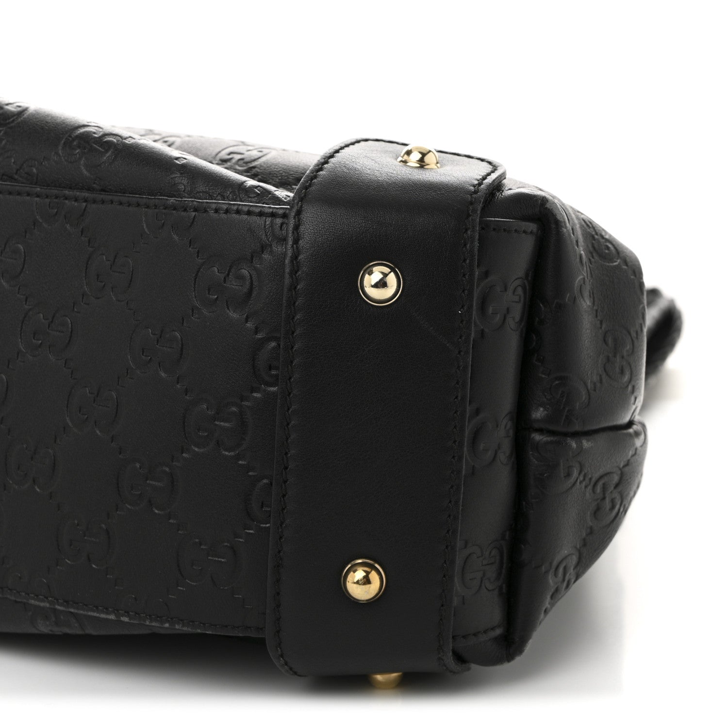 Gucci Guccissima Small Pelham Shoulder Bag Black 10 of 10