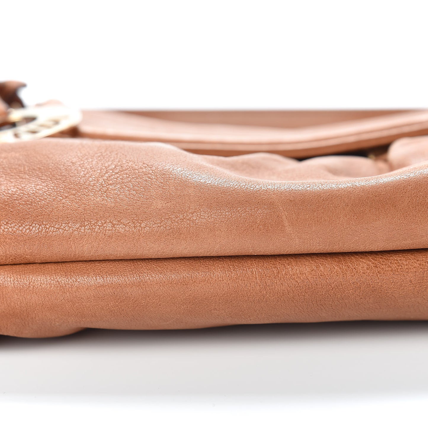 Calfskin Small Chef Shoulder Bag Brown