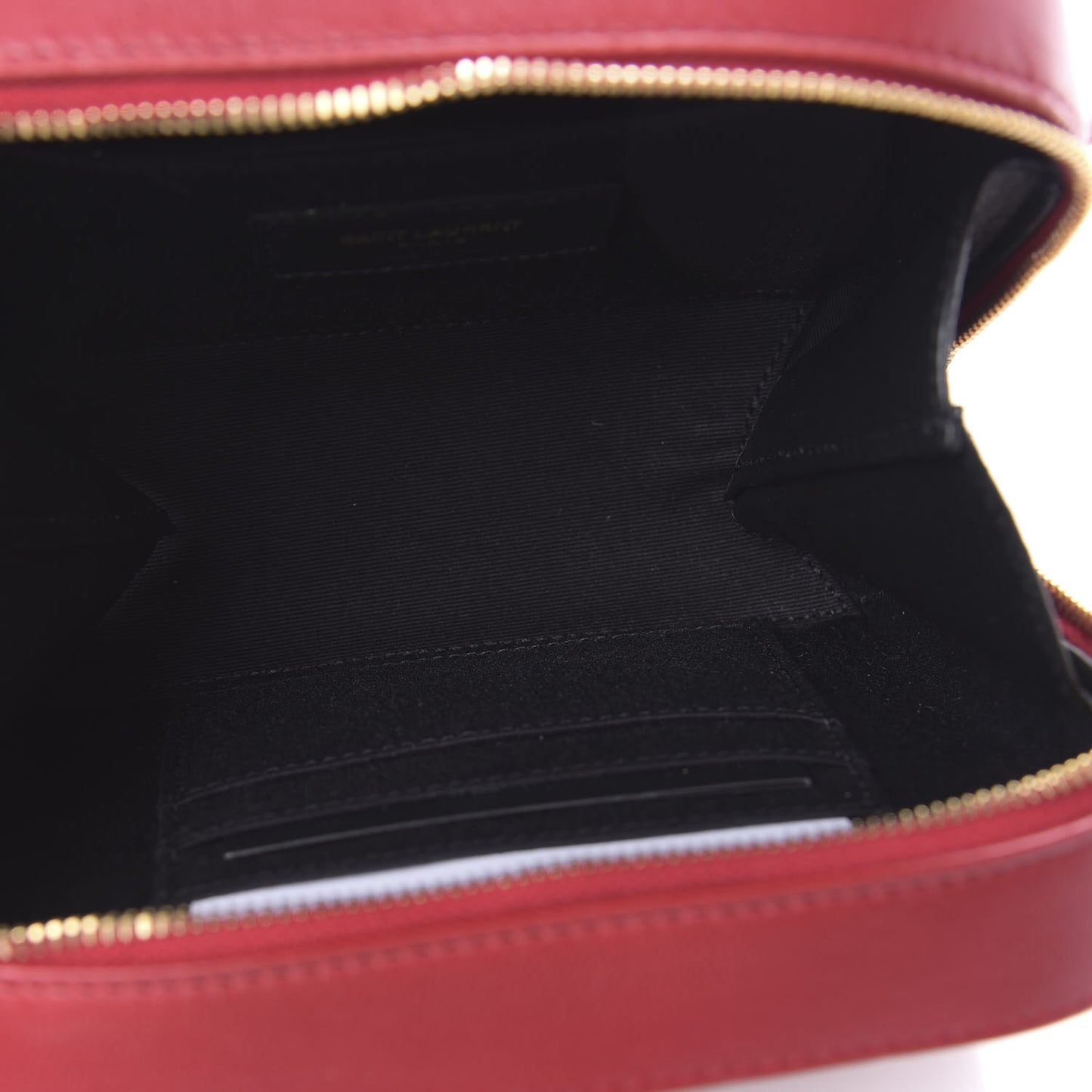 Lambskin Matelasse Monogram Toy Vicky Camera Bag Red