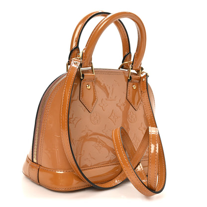 Louis Vuitton Vernis Alma BB Rose Velours 3 of 9