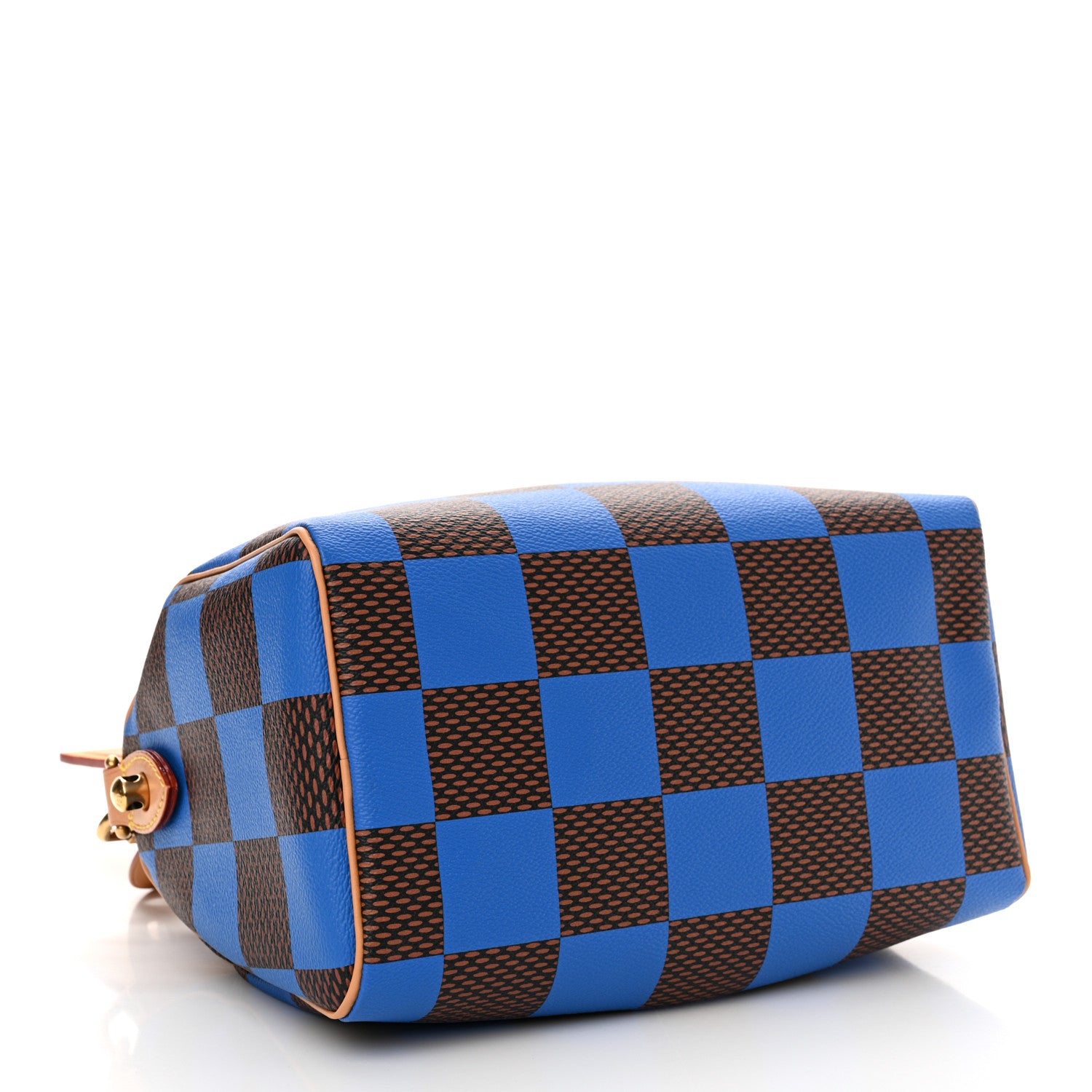 Louis Vuitton Damier Pop Speedy Bandouliere 25 Blue 4 of 9