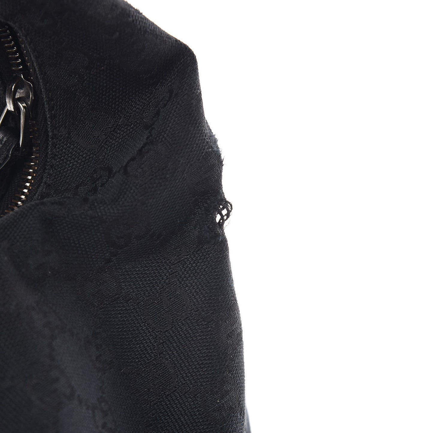 Monogram Medium Horsebit Chain Hobo Black