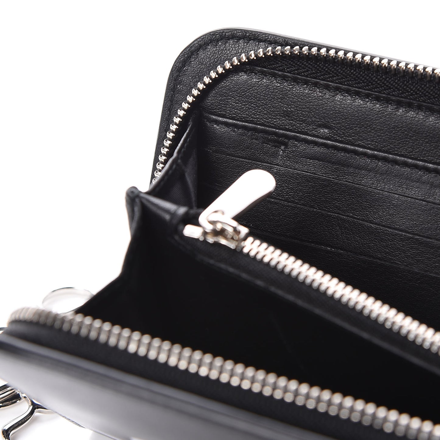 Calfskin Paradise Diorissimo Voyageur Wallet Black
