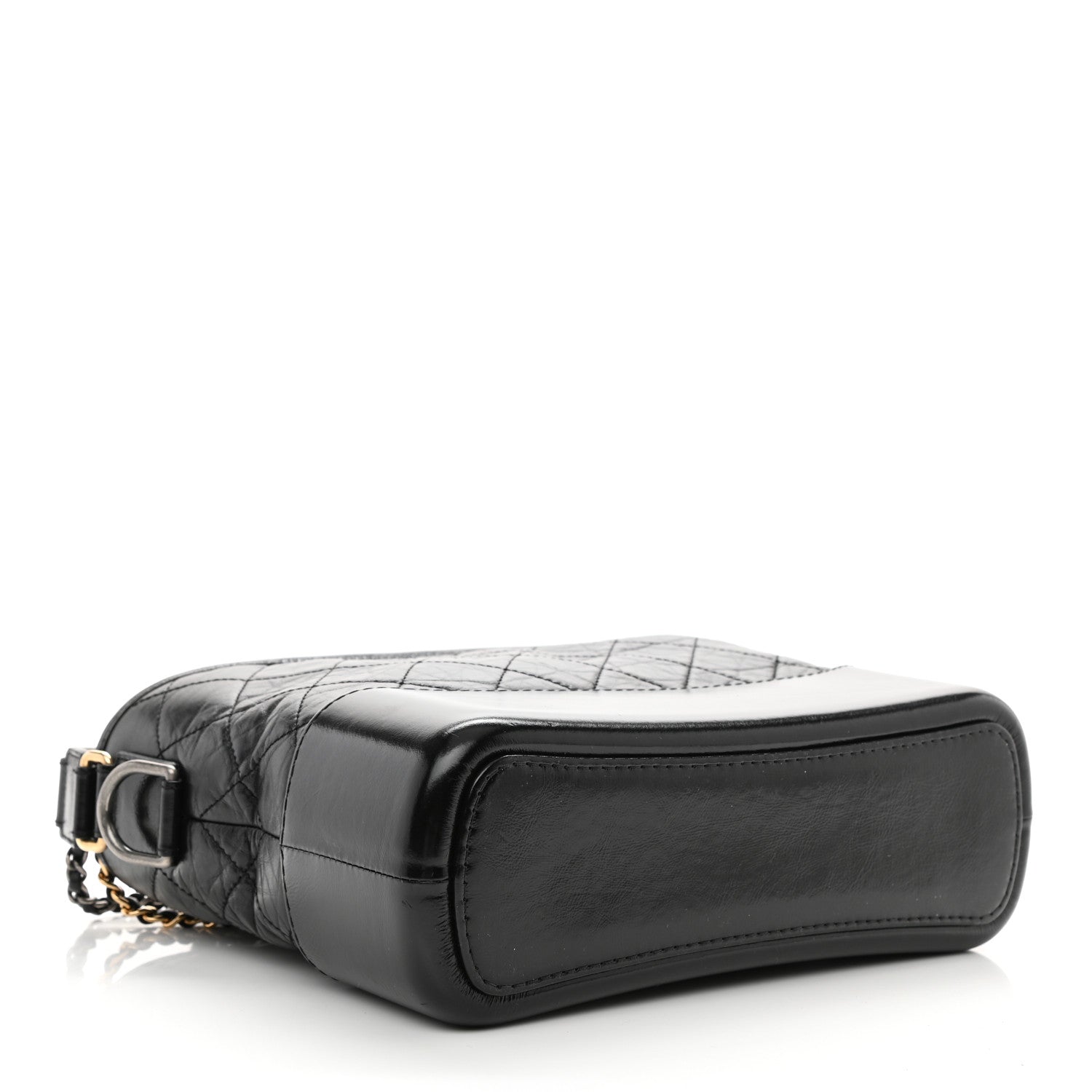 Chanel Aged Calfskin Quilted New Medium Gabrielle Hobo Black 3 of 7