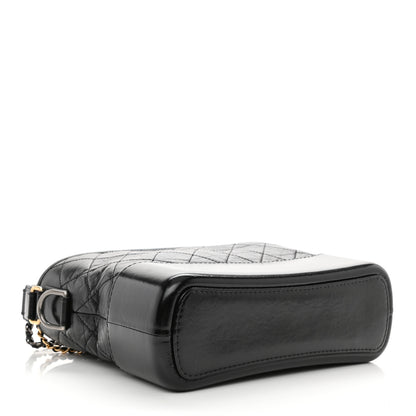 Chanel Aged Calfskin Quilted New Medium Gabrielle Hobo Black 3 of 7