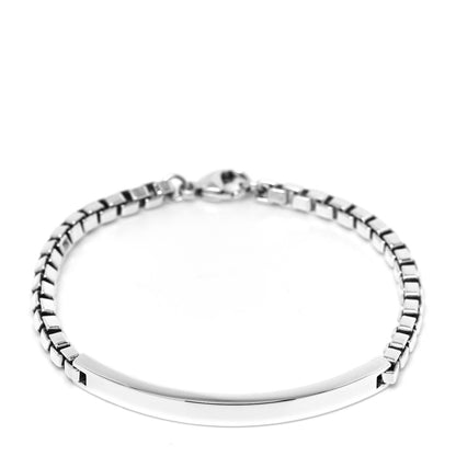Tiffany Sterling Silver Venetian Link ID Bracelet 1 of 4