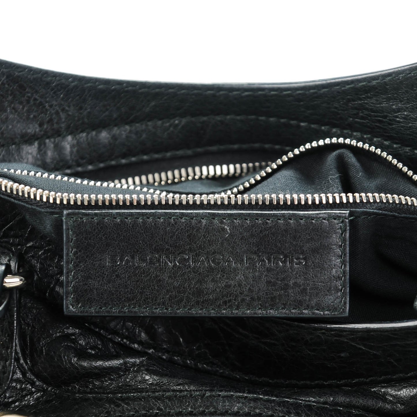 Agneau Giant 12 Silver Hardware Town Black