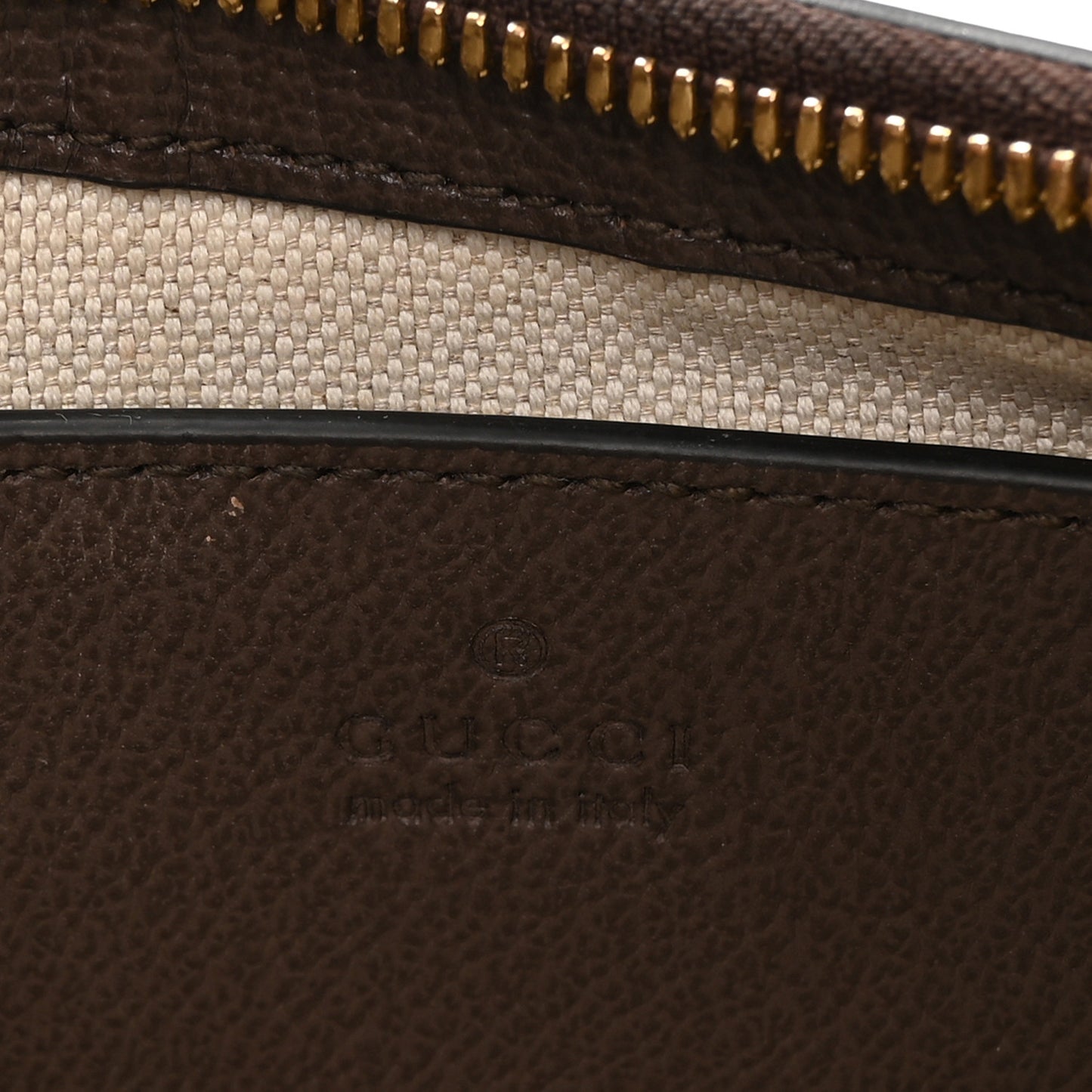GG Supreme Monogram Textured Dollar Calfskin Web Small Ophidia GG Handbag Beige Ebony New Acero
