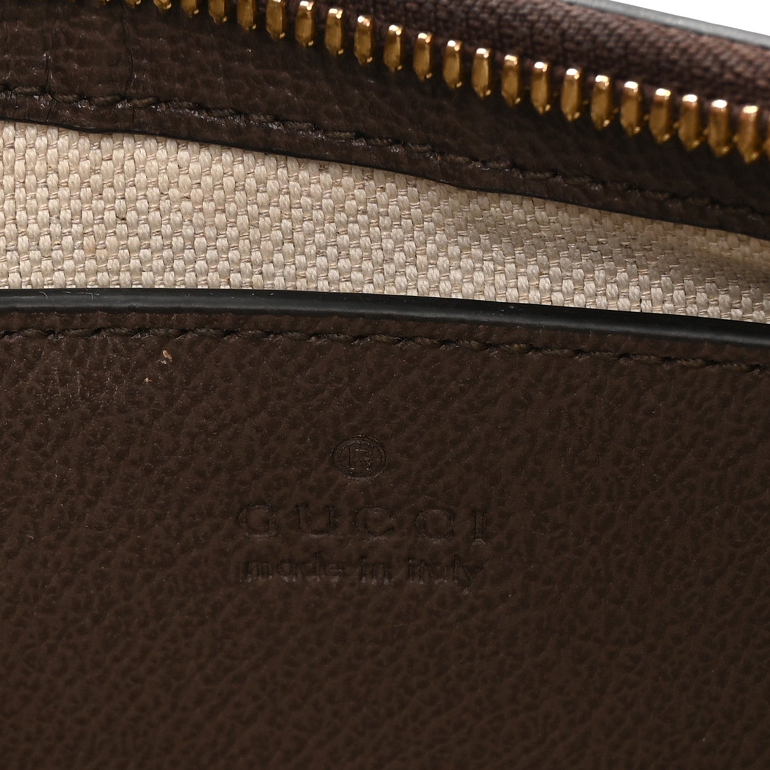 Gucci GG Supreme Monogram Textured Dollar Calfskin Web Small Ophidia GG Handbag Beige Ebony New Acero 6 of 11