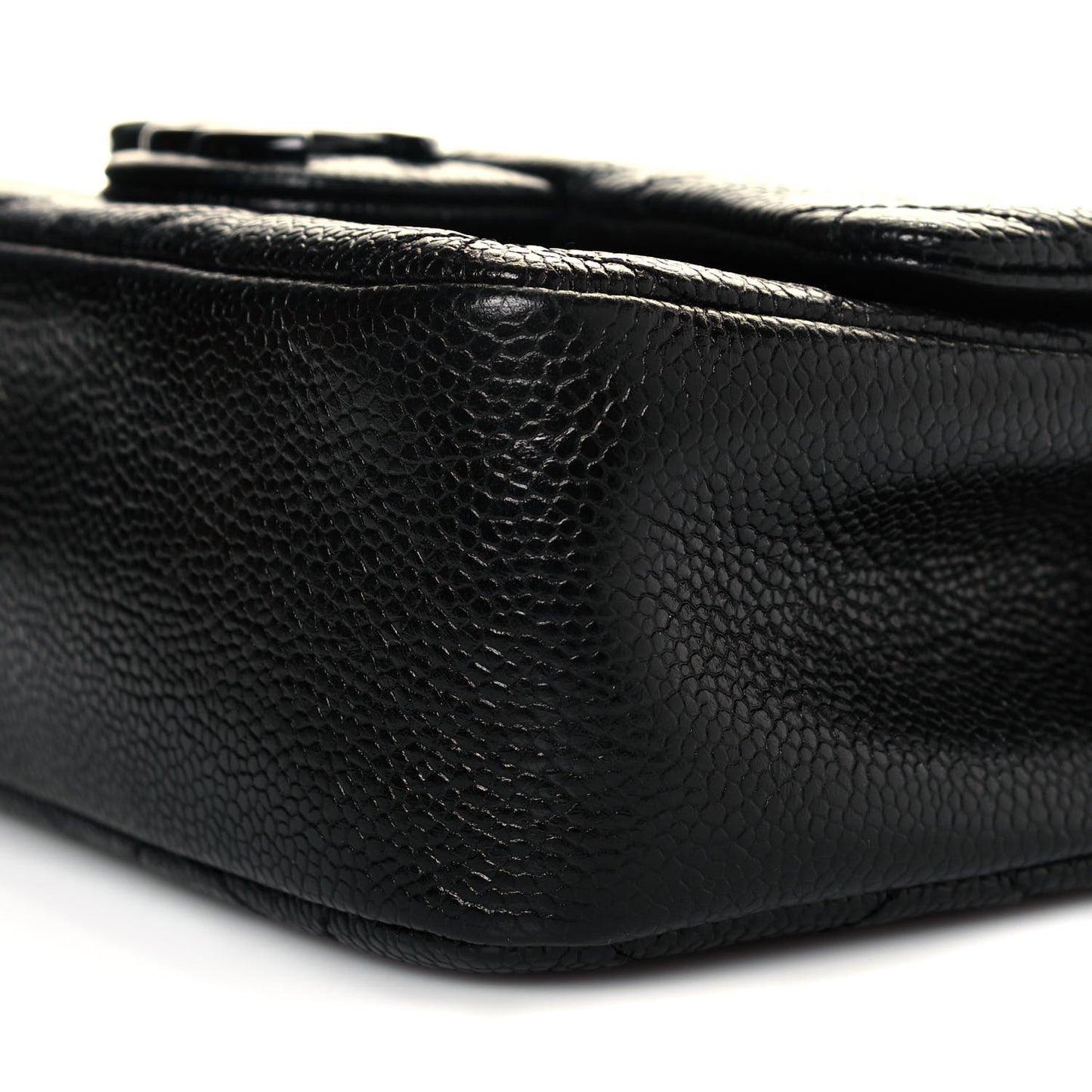 Caviar Quilted Incognito Mini Square Flap Black