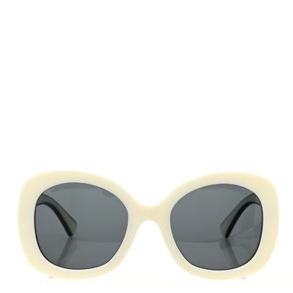 Chanel Acetate Sunglasses 71414A White 2 of 8
