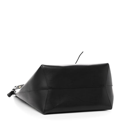 Mansur Gavriel Vegetable Tanned Calfskin Bucket Bag Black Flamma 3 of 11