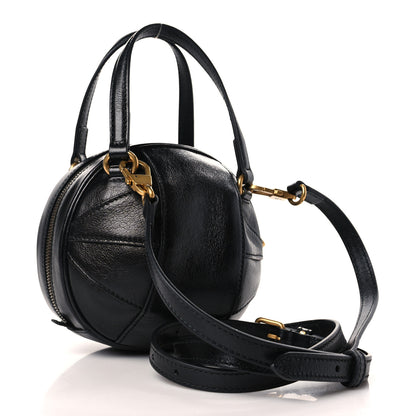 Gucci Piuma Lux Energy Mini Tifosa Basketball Shaped Shoulder Bag Black 3 of 9