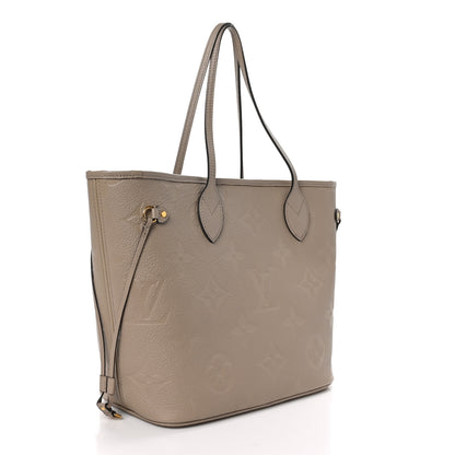 Louis Vuitton Empreinte Monogram Giant Neverfull MM Tourterelle 4 of 11