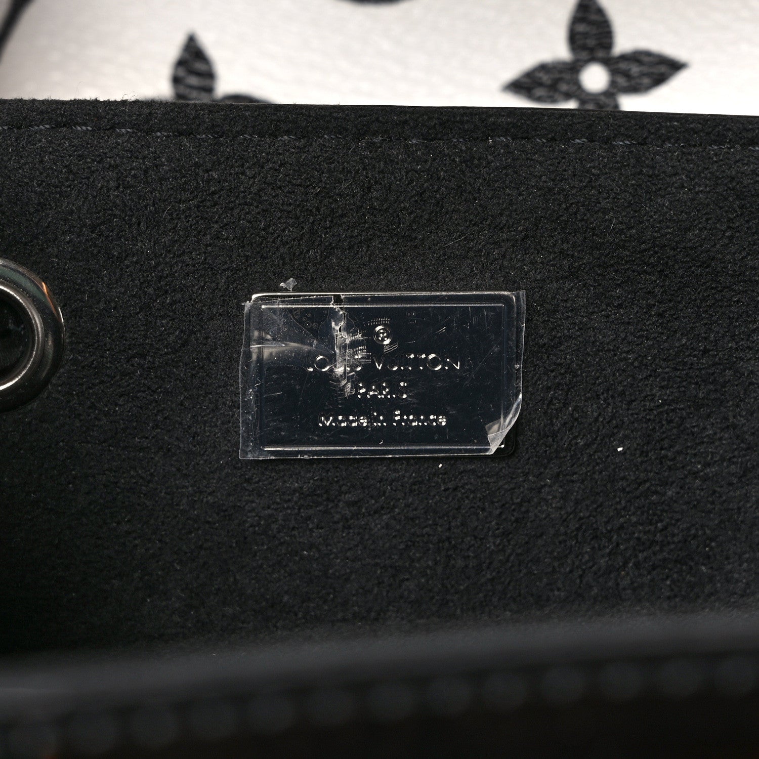 Louis Vuitton Patent Monogram Hot Springs Backpack Black White 6 of 8