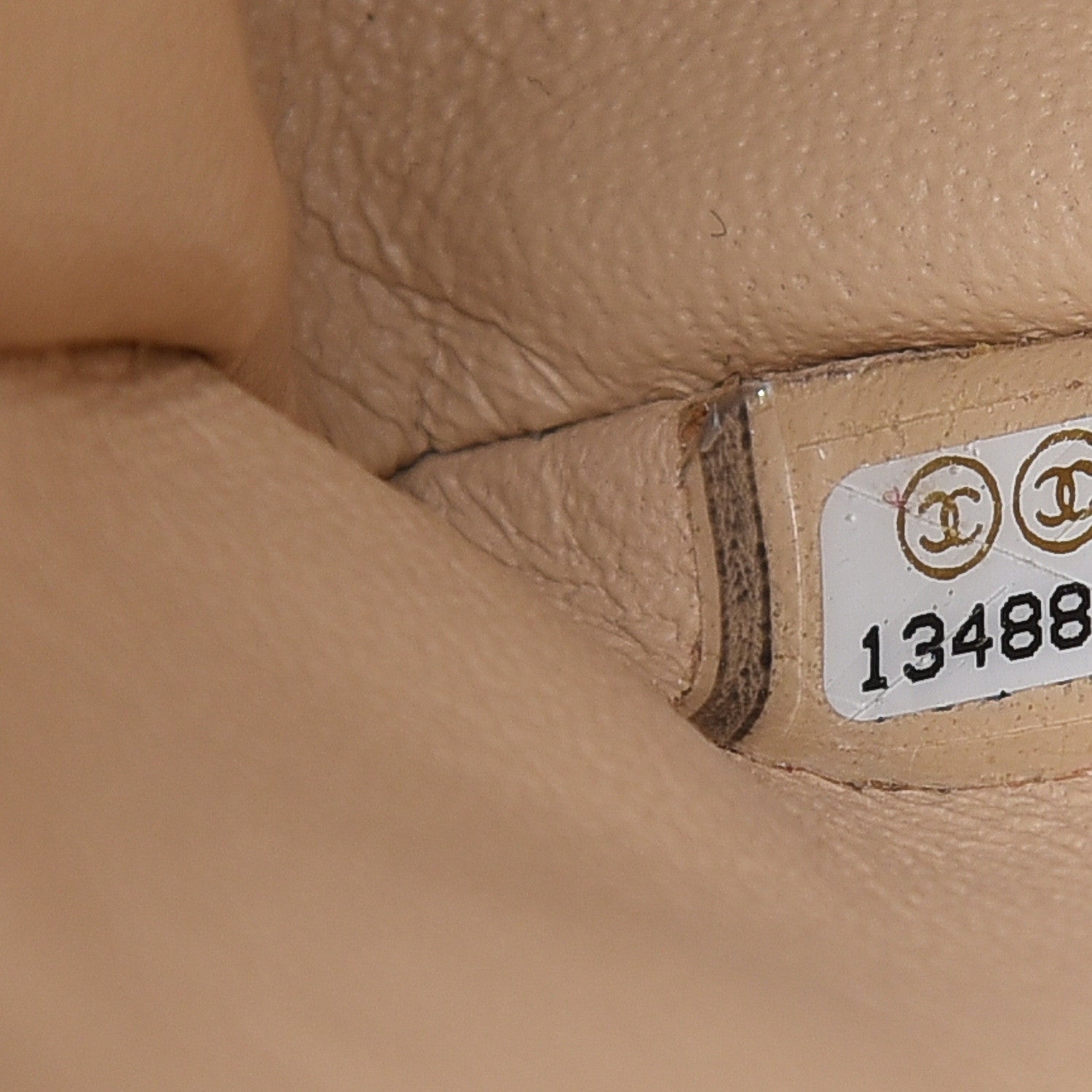 Chanel Caviar Quilted Jumbo Single Flap Beige Clair 7 of 11