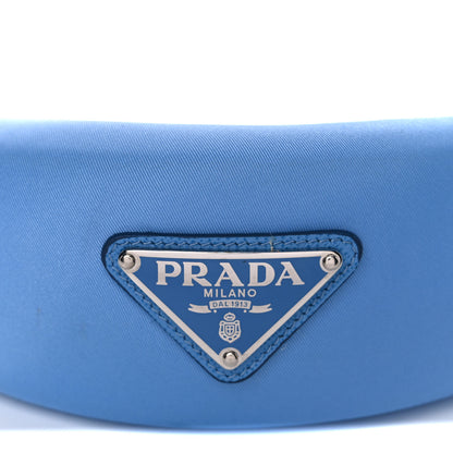 Prada Re-Nylon Triangle Logo Headband Pervinca 8 of 13