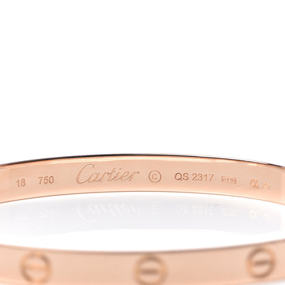 Cartier 18K Pink Gold LOVE Bracelet 18 4 of 6