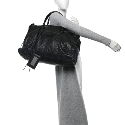 Balenciaga Agneau Classic Hardware Weekender Black 3 of 23