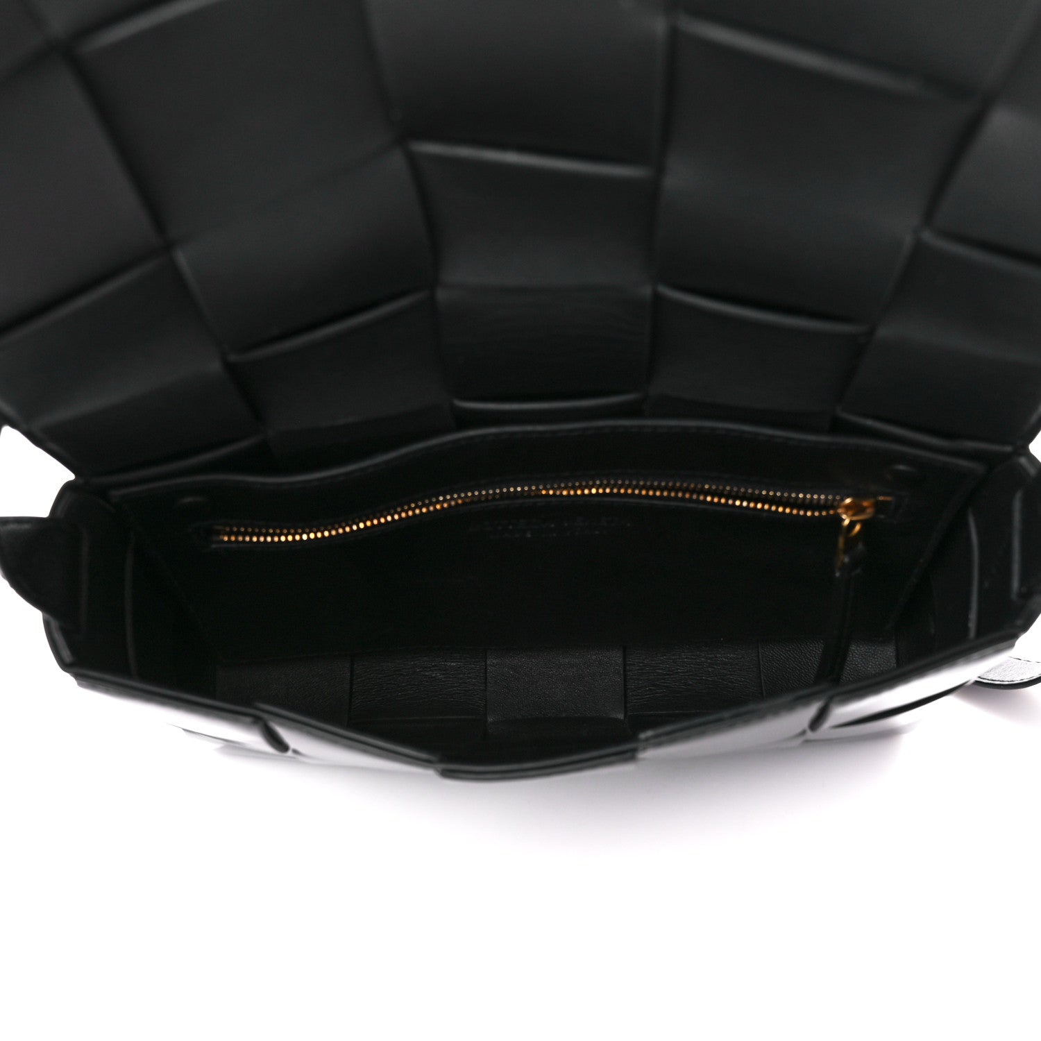 Bottega Veneta Patent Maxi Intrecciato Cassette Crossbody Bag Black 5 of 12