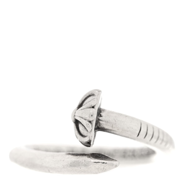 Chrome Hearts Sterling Silver Cross Ball Nail Ring 53 6.5 1860444