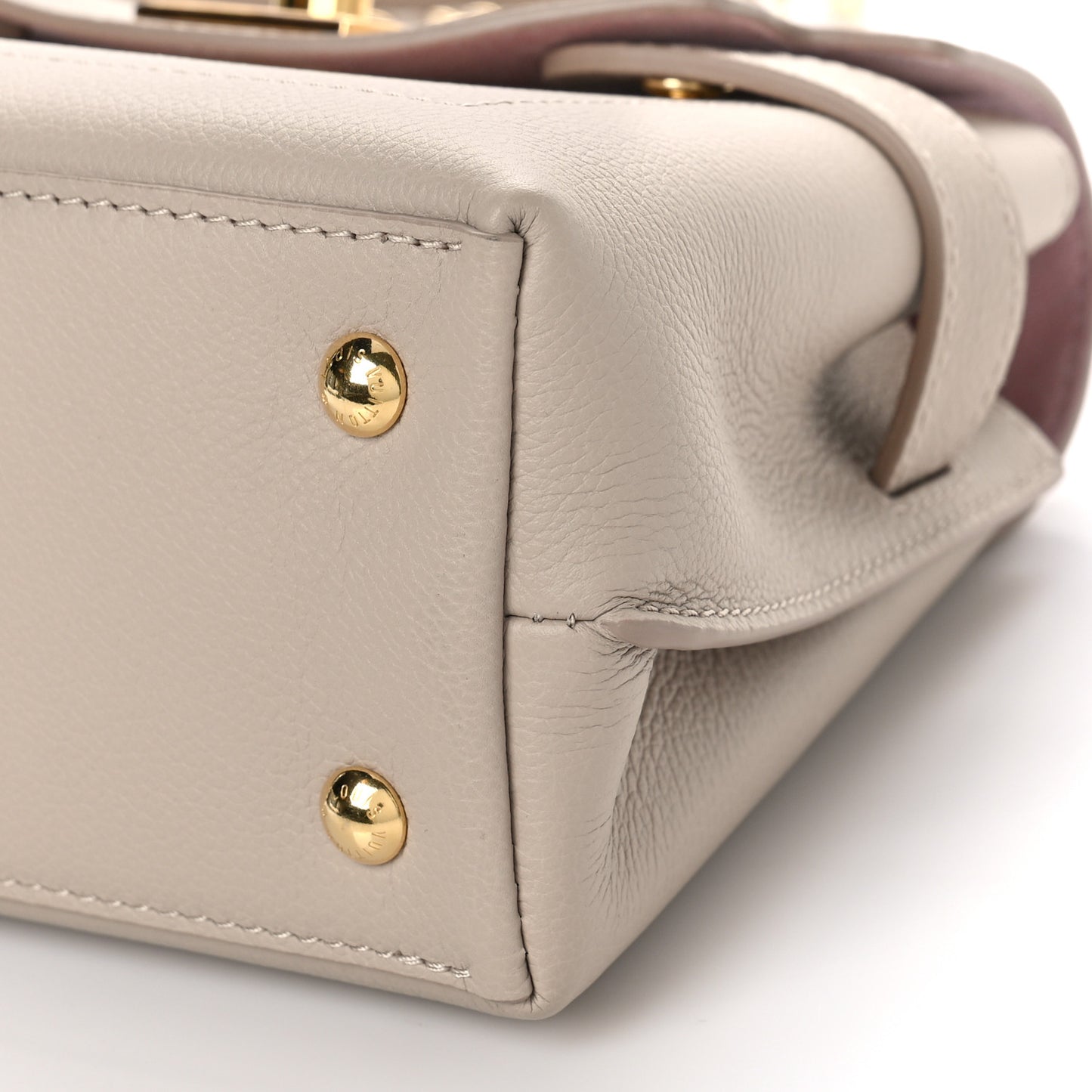 Soft Calfskin Mini Lockme Ever Greige