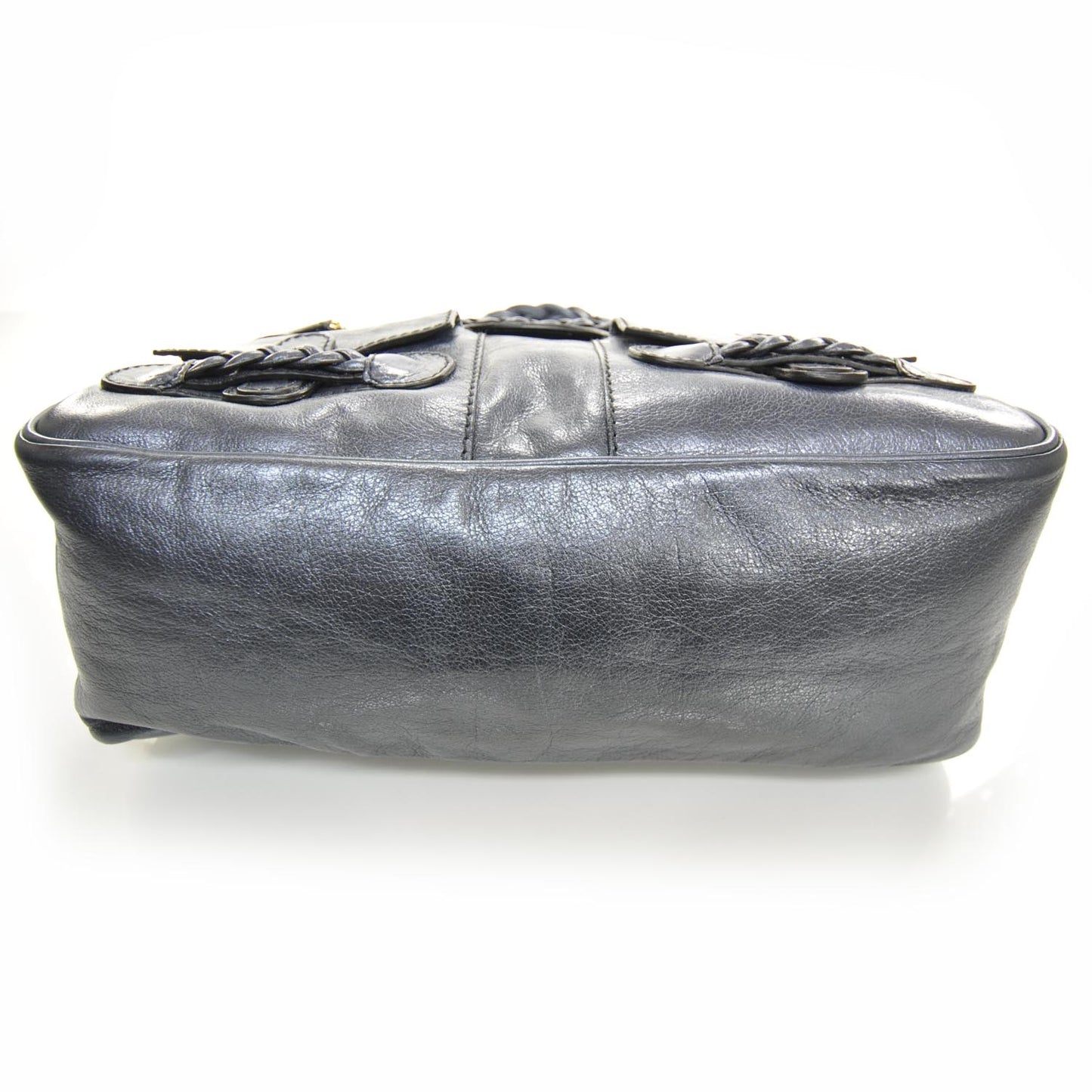 Leather Large Histoire Metallic