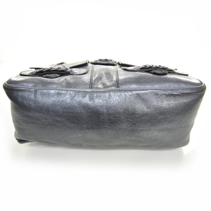 Valentino Garavani Leather Large Histoire Metallic 4 of 10