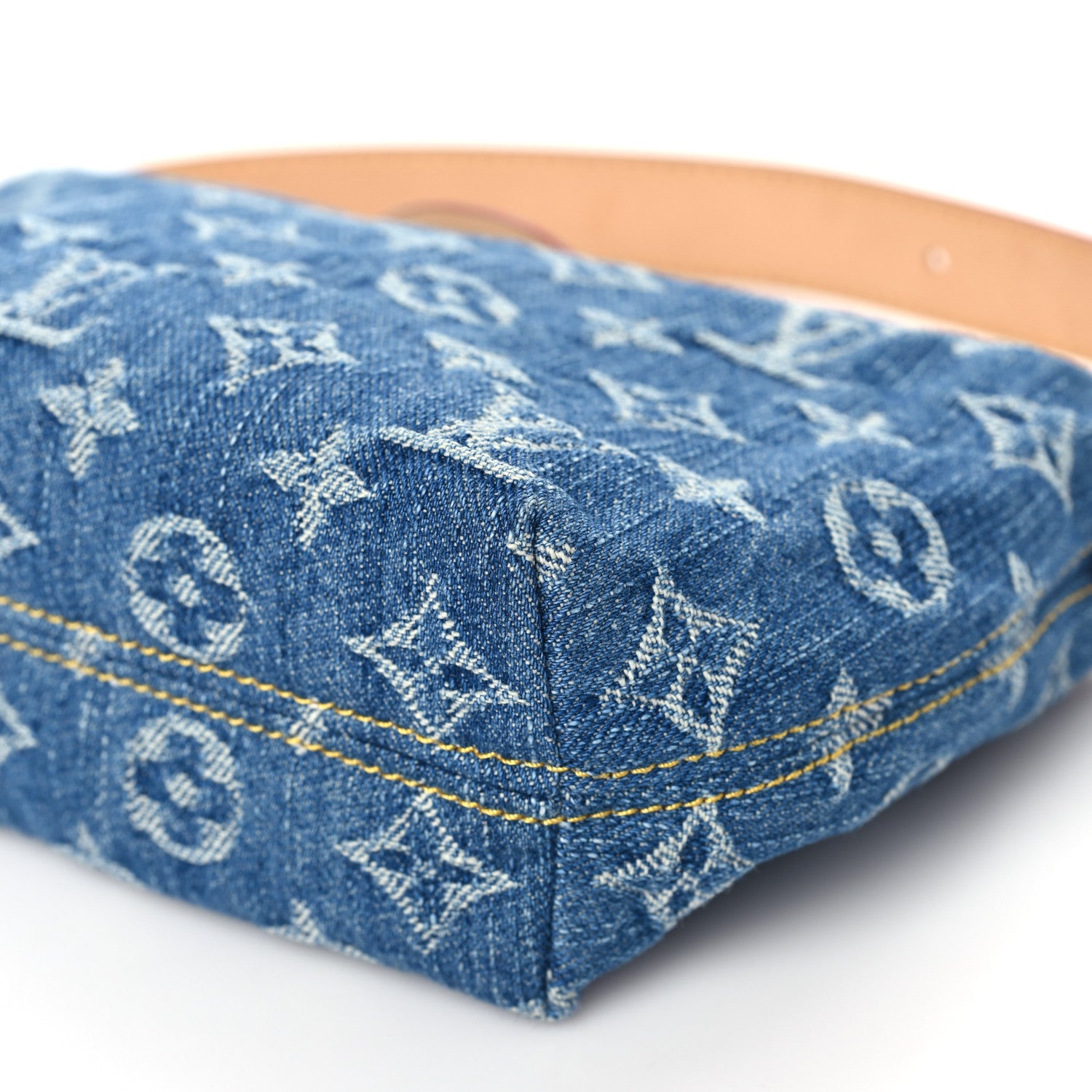 Louis Vuitton Monogram Denim Hills Pochette Blue 9 of 10