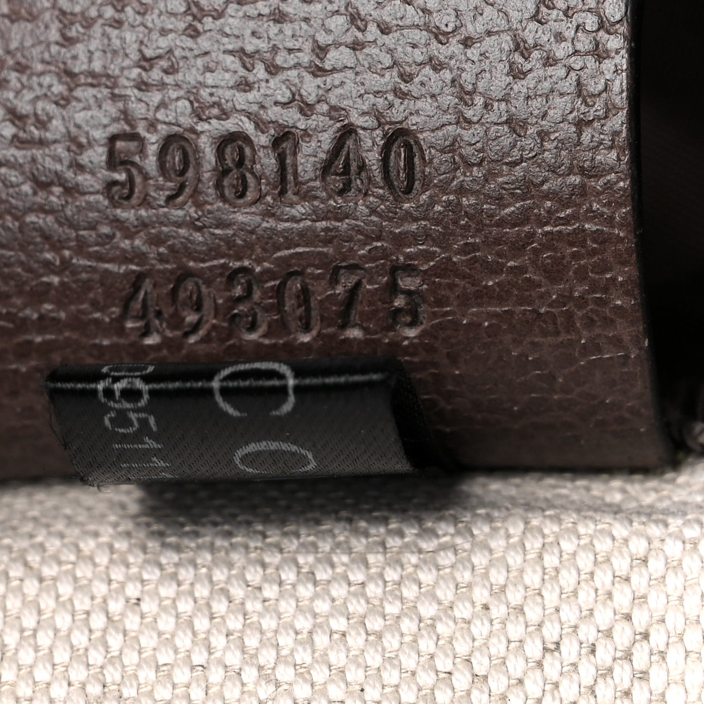 GG Supreme Monogram Medium Ophidia Double Buckle Backpack Brown
