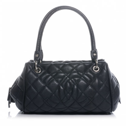 Chanel Caviar Quilted Timeless Bowler Black 1 of 8