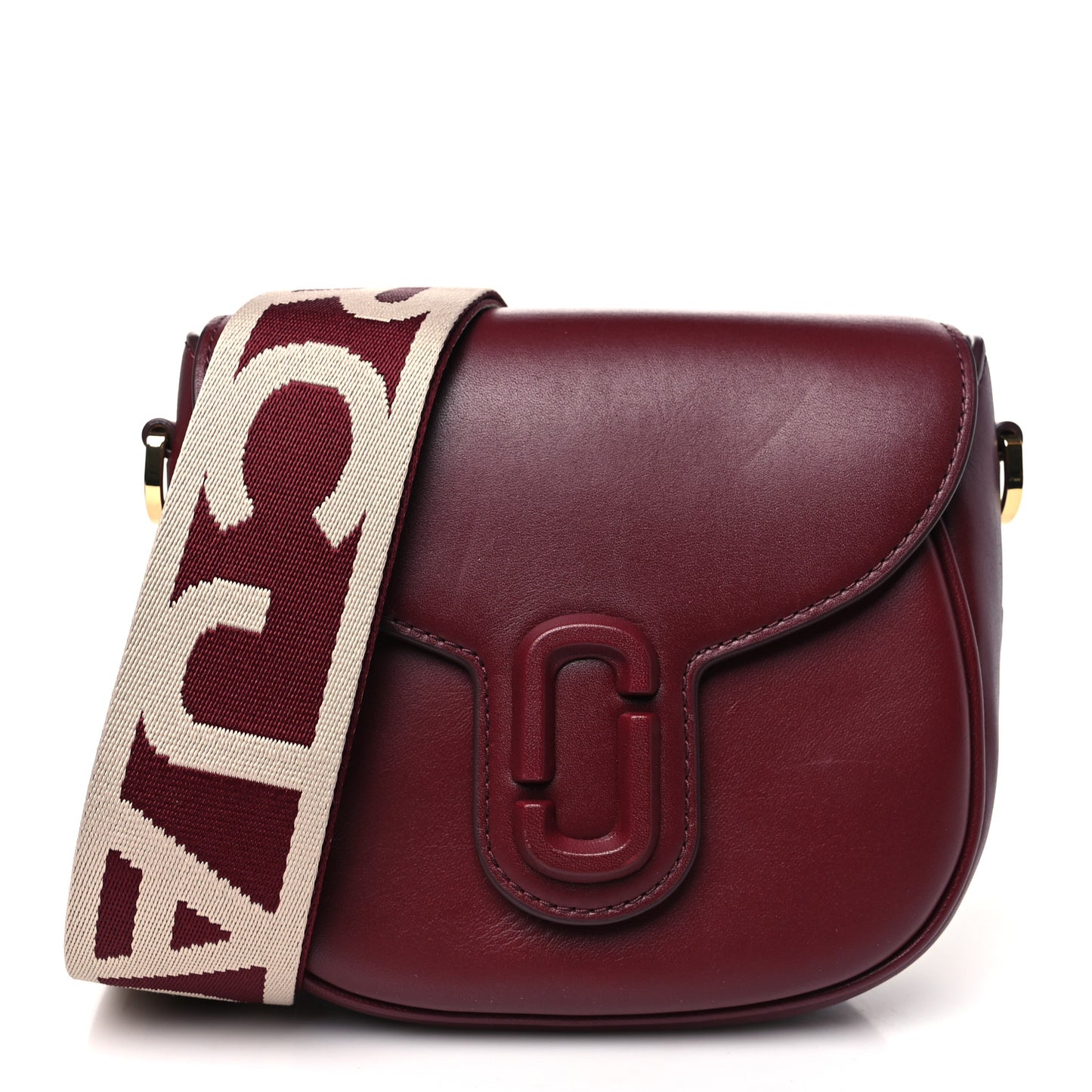 Calfskin Medium The J Marc Saddle Cherry