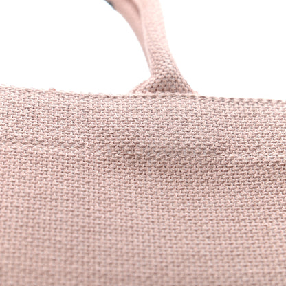 Christian Dior Canvas Embroidered Vertical Fleurs Bibliques Book Tote Pink Multicolor 9 of 13