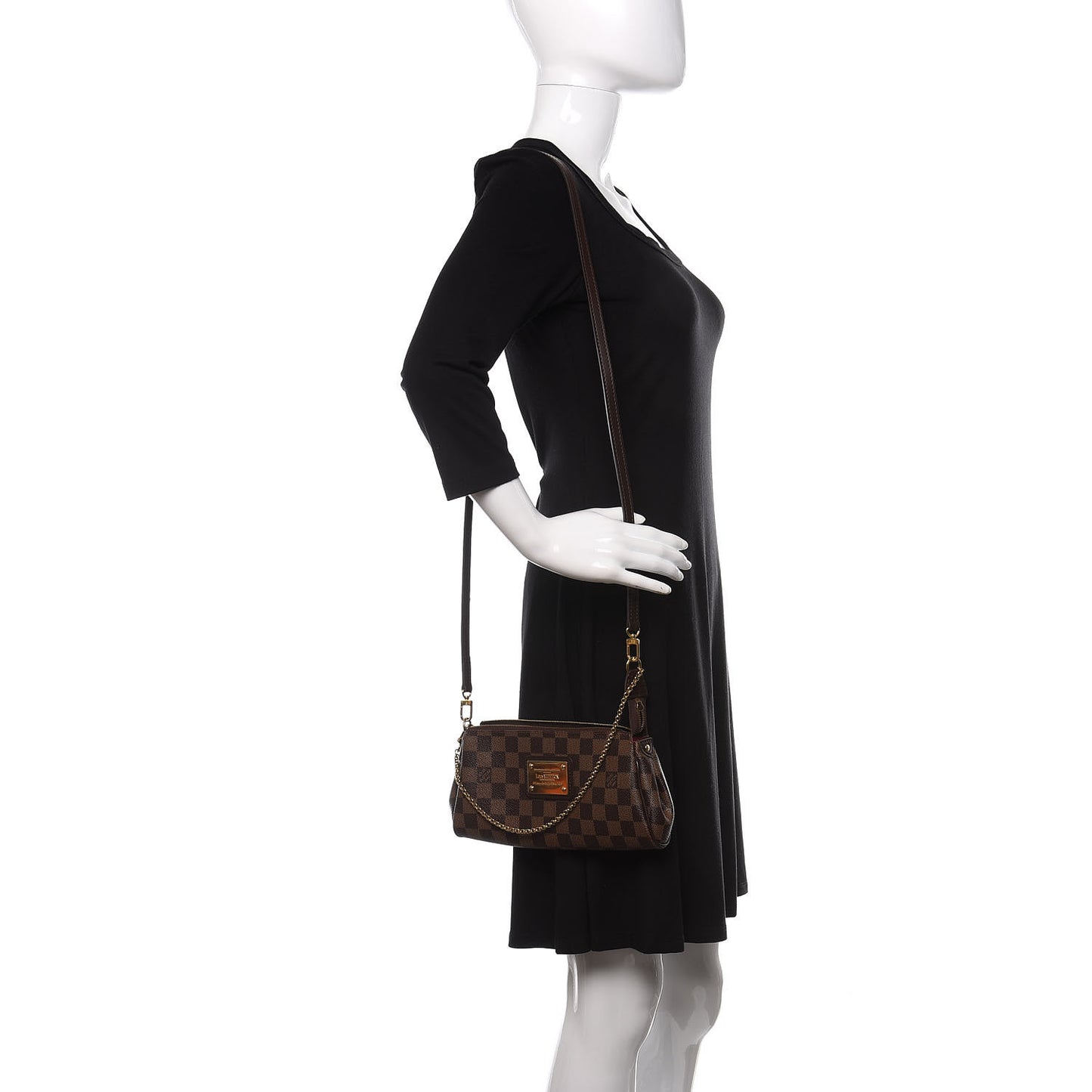 Damier Ebene Eva Clutch