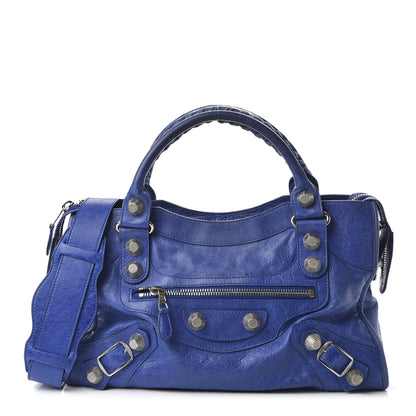 Balenciaga Agneau Giant 21 Silver Hardware City Outremer 1 of 11
