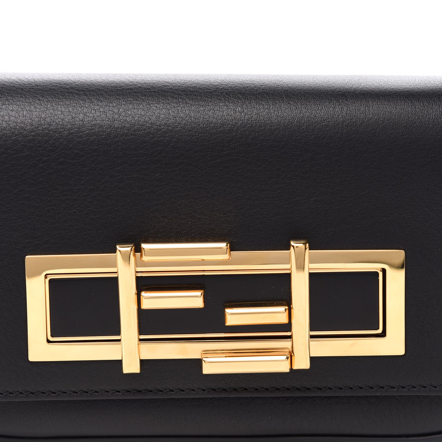 Fendi Vitello Dolce Mini 3Baguette Shoulder Bag Black 9 of 9