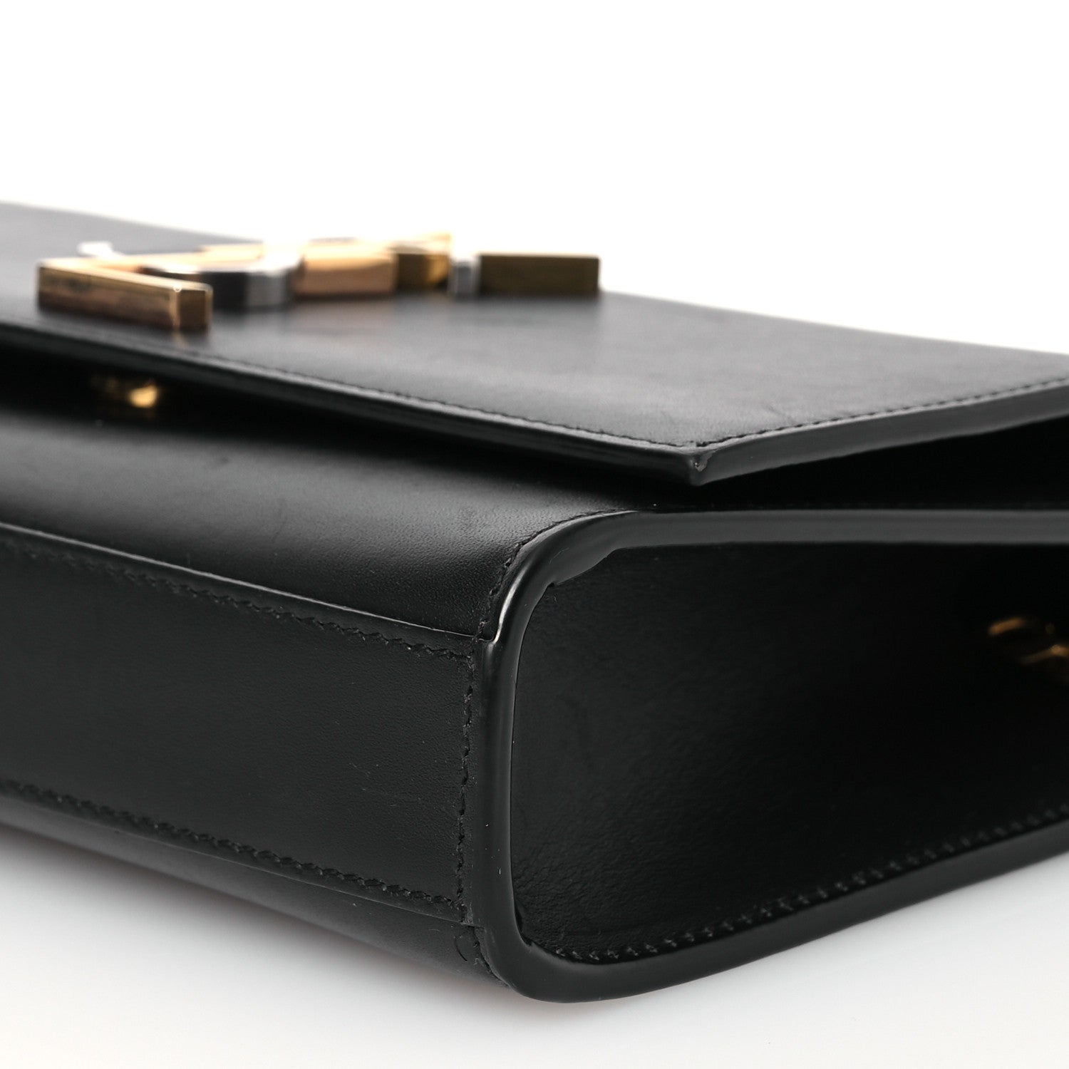 Saint Laurent Calfskin Small Monogram Kate Satchel Black 10 of 14