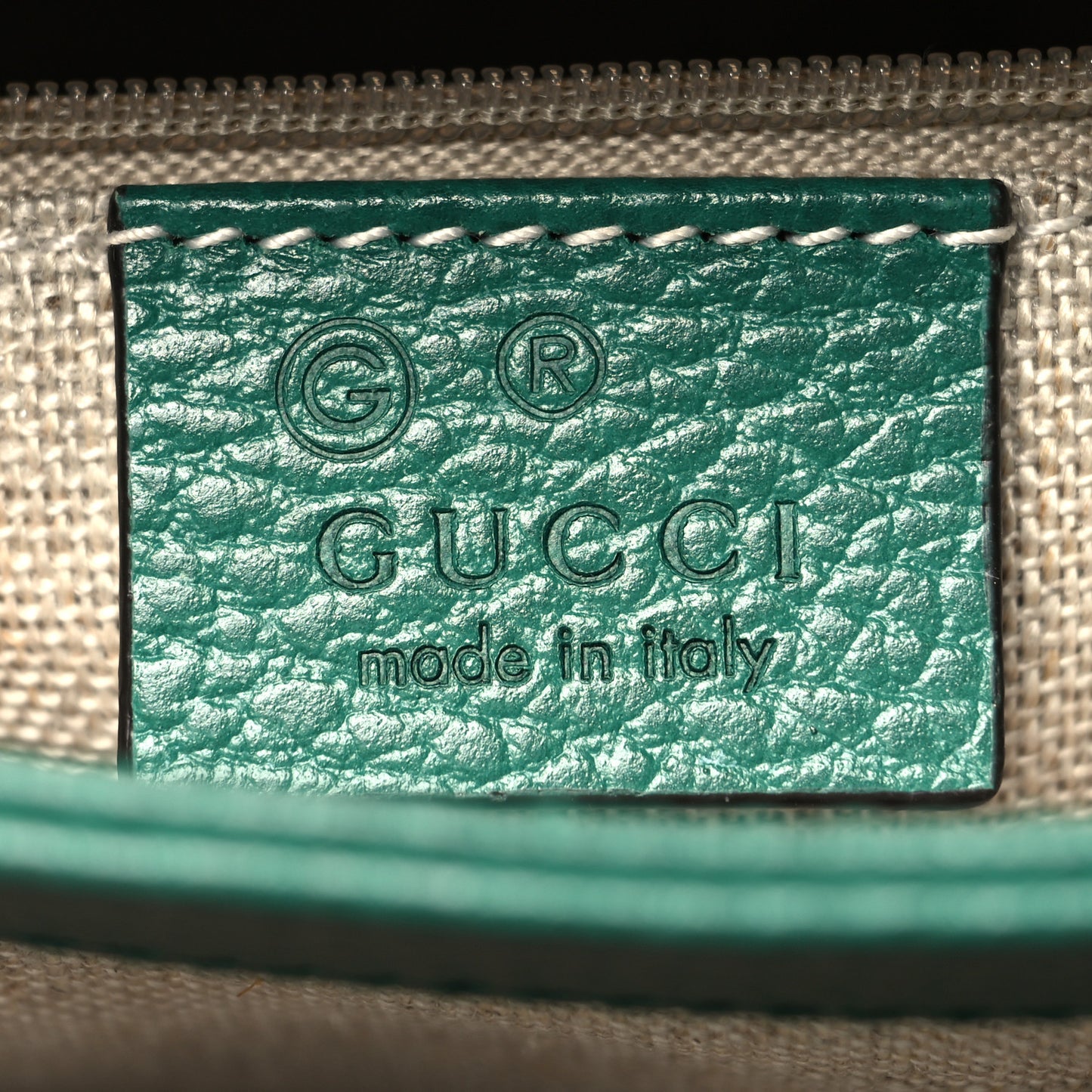 Dollar Calfskin Interlocking G Crossbody Bag Emerald