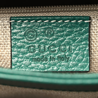 Gucci Dollar Calfskin Interlocking G Crossbody Bag Emerald 7 of 11