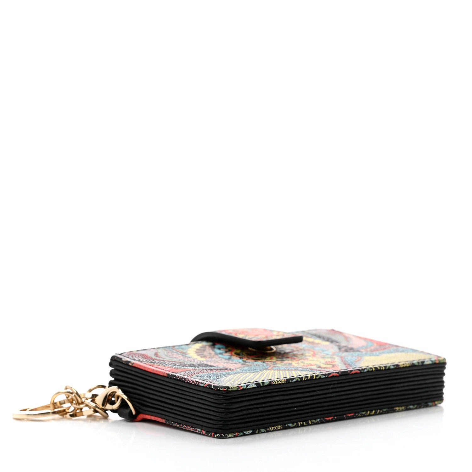 Christian Dior Calfskin Printed KaleiDiorscopic Lady Dior 5-Gusset Card Holder Multicolor 4 of 7
