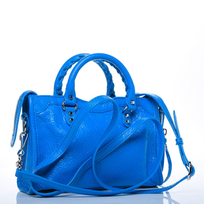 Balenciaga Agneau Classic Silver Hardware Nano City Screen 3 of 17