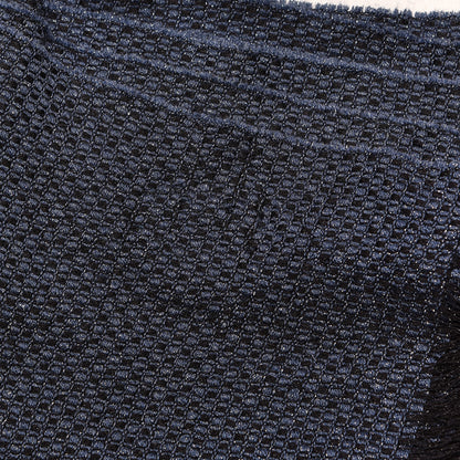 Chanel Cashmere Silk CC Fringe Scarf Blue 7 of 8