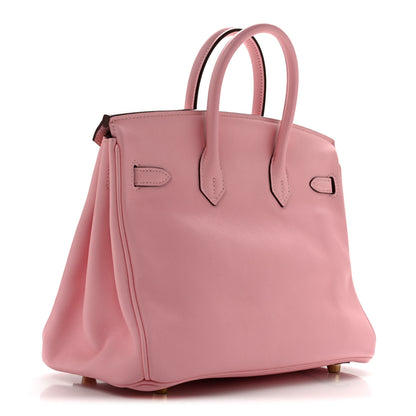 Hermes Swift Birkin 25 Rose Sakura 5 of 21