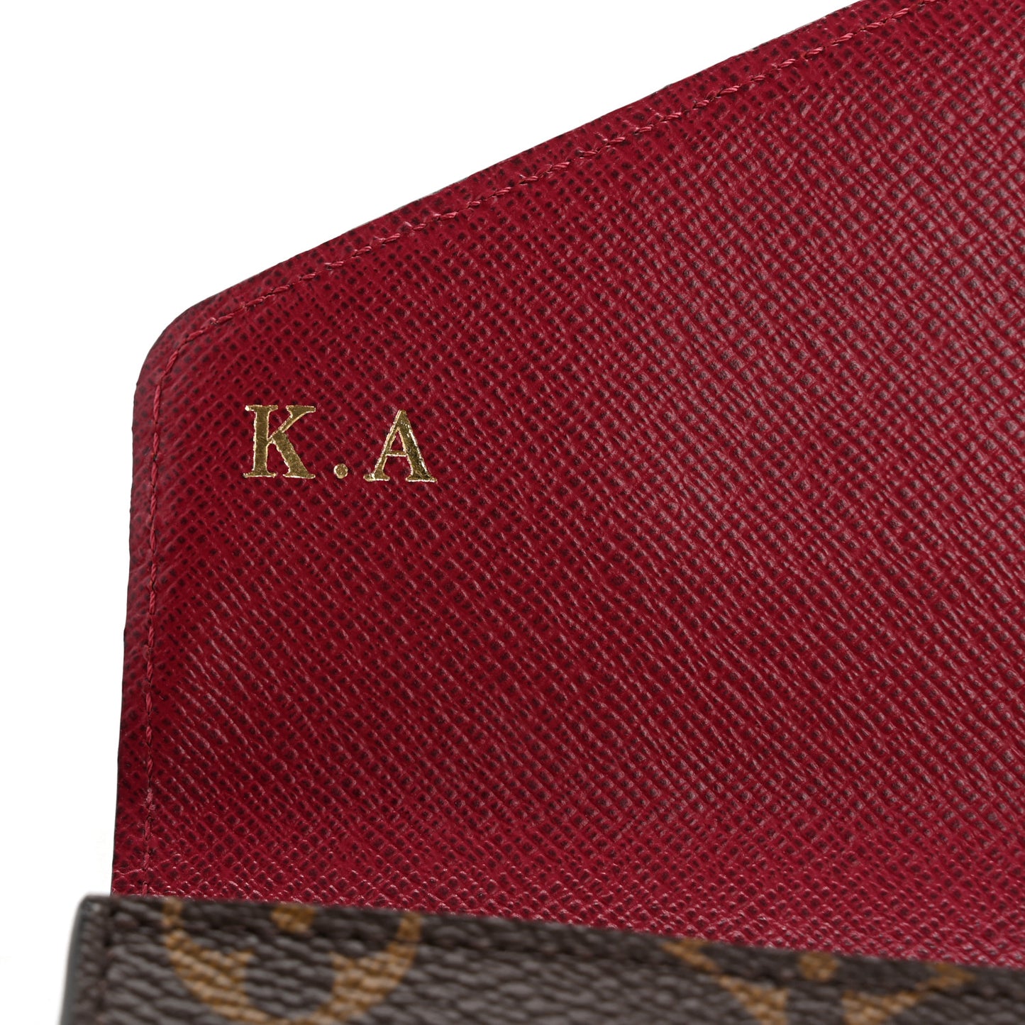 Monogram Jeanne Wallet Fuchsia